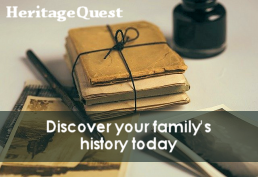HeritageQuest discover your family's history today