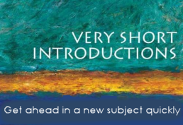 reads "Very Short Introductions" with mint green, gold, and dark blue textured background